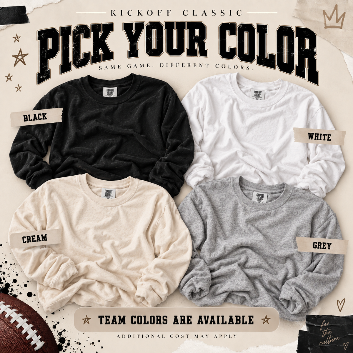 Kickoff Classic Long Sleeve Tee