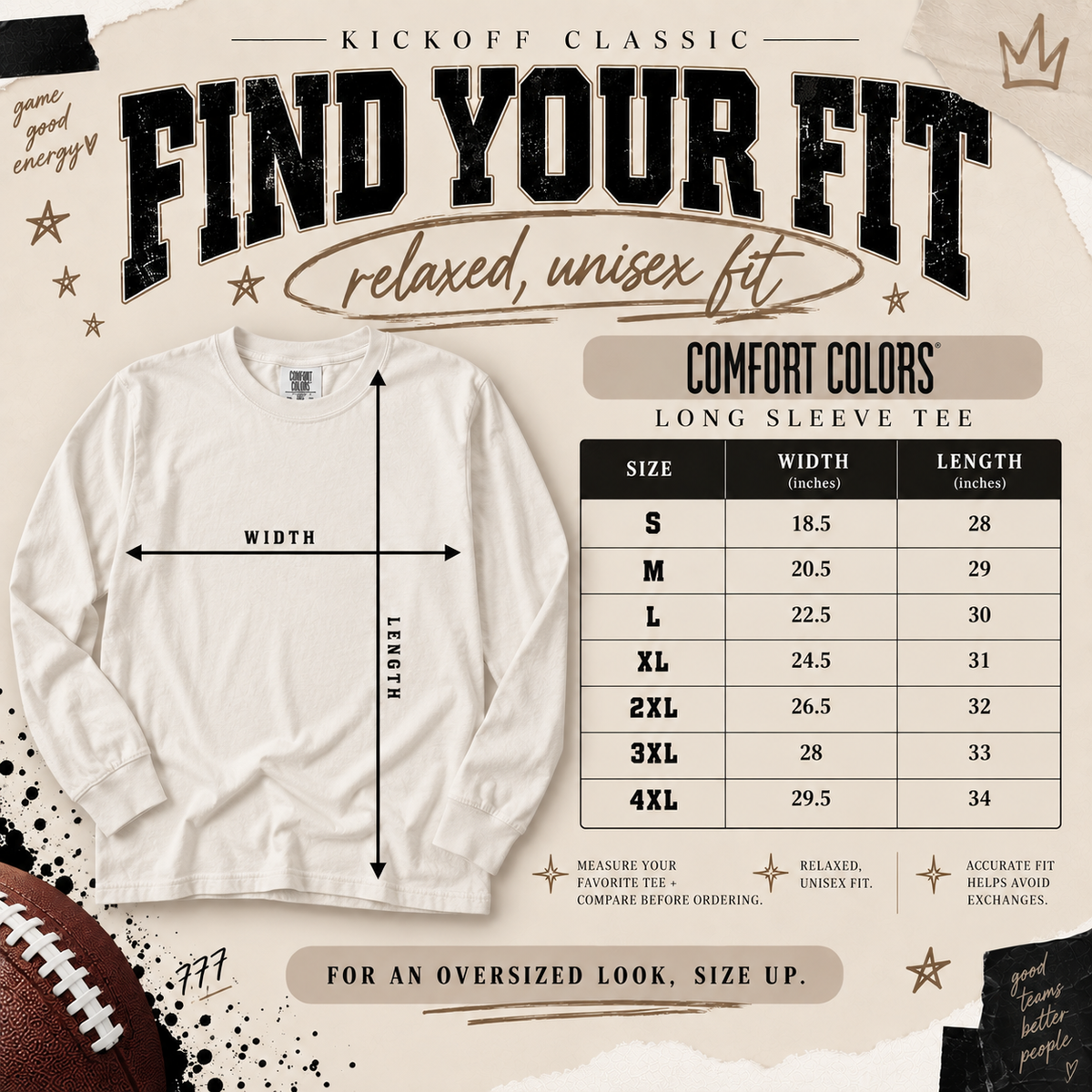 Kickoff Classic Long Sleeve Tee