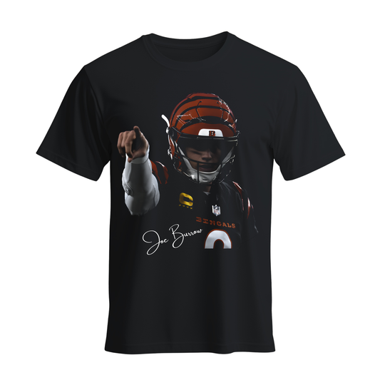 Joe Burrow Retro Print